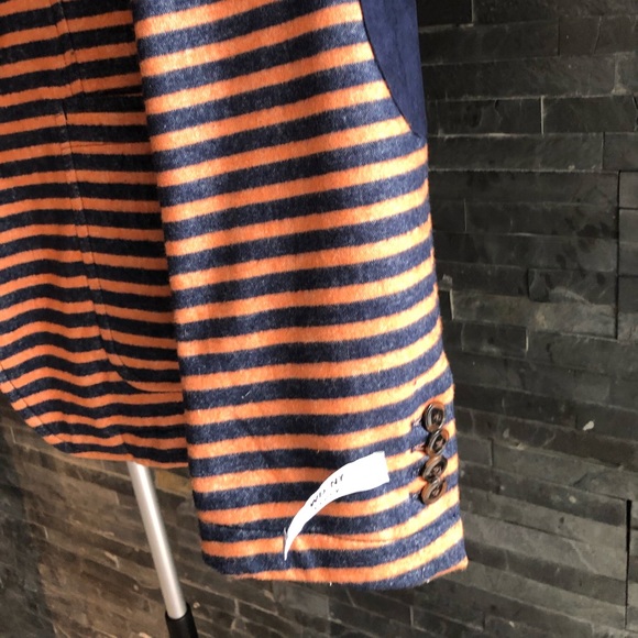 WD.NY  Black Label striped Blazer NWT Large - Picture 10 of 11